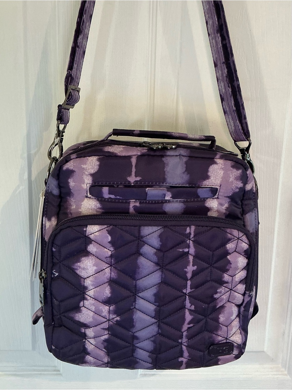 lug Ranger 2 Purple Quilted Tie-Dye Crossbody Bag